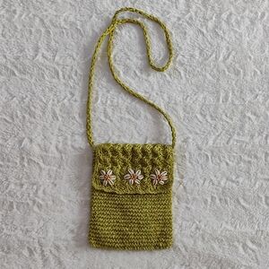 Tropical Trends Seashells Handmade 100% Paper Woven Crossbody Bag